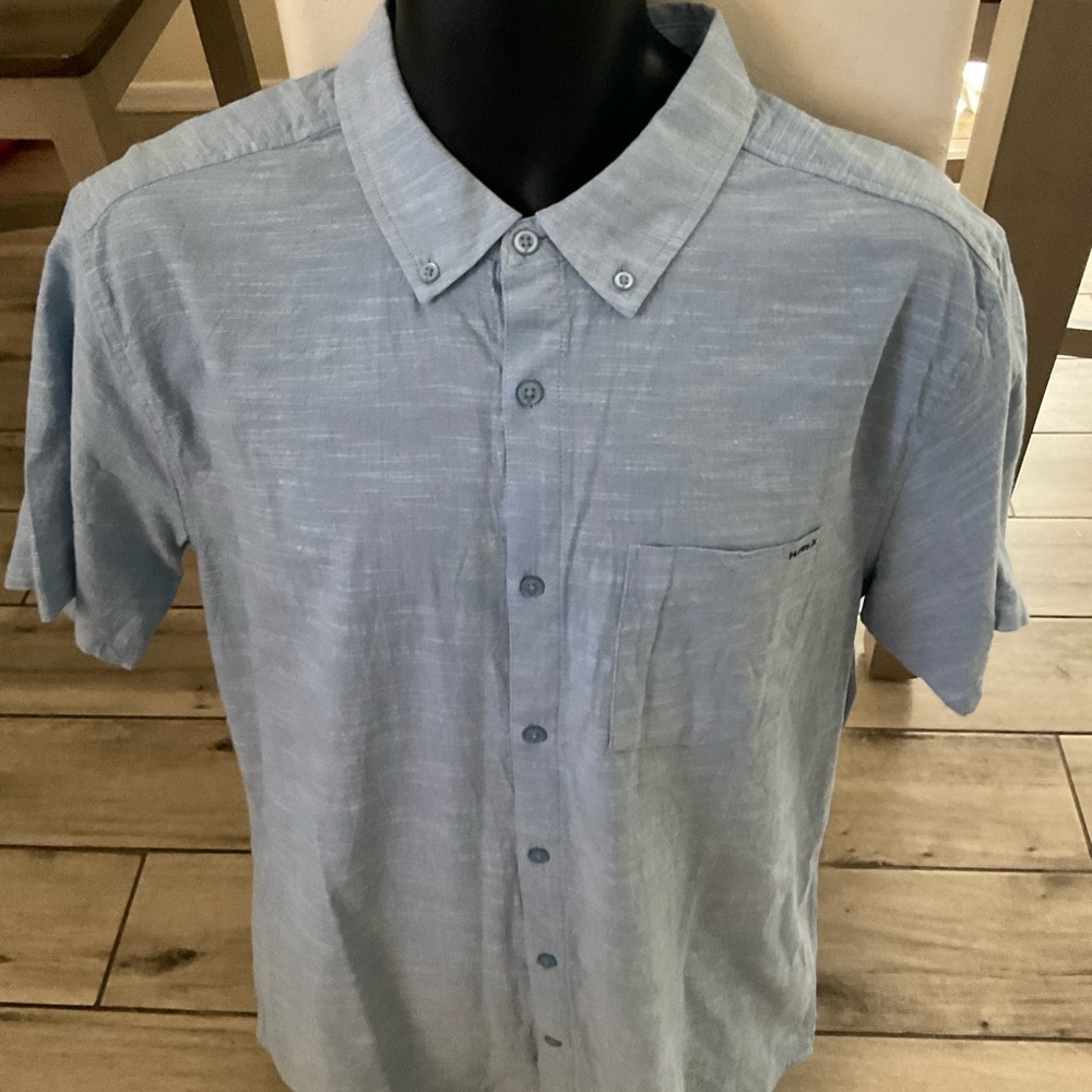 New men’s Short Sleeve One & Only Stretch Classic Fit Woven Shirt size L M - Picture 2 of 9